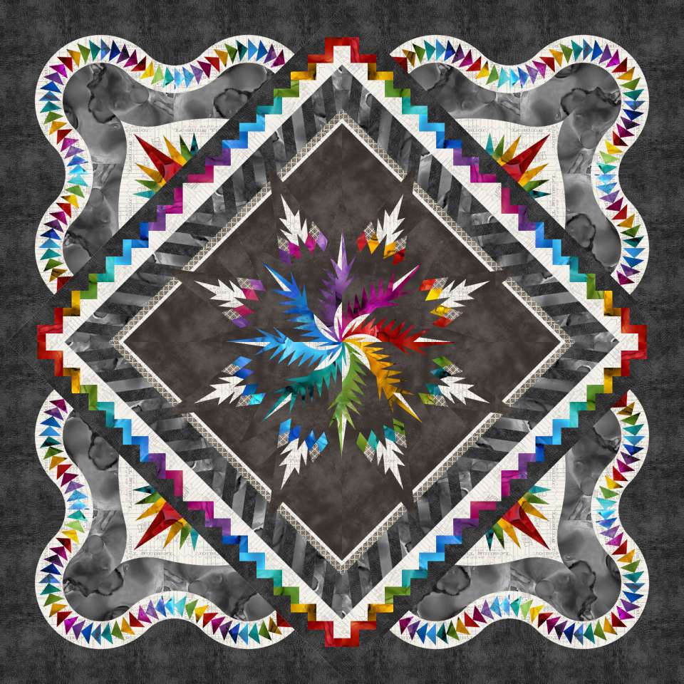 Alchemists Crystals- Original Tim Holtz Alchemy Quilt Kit