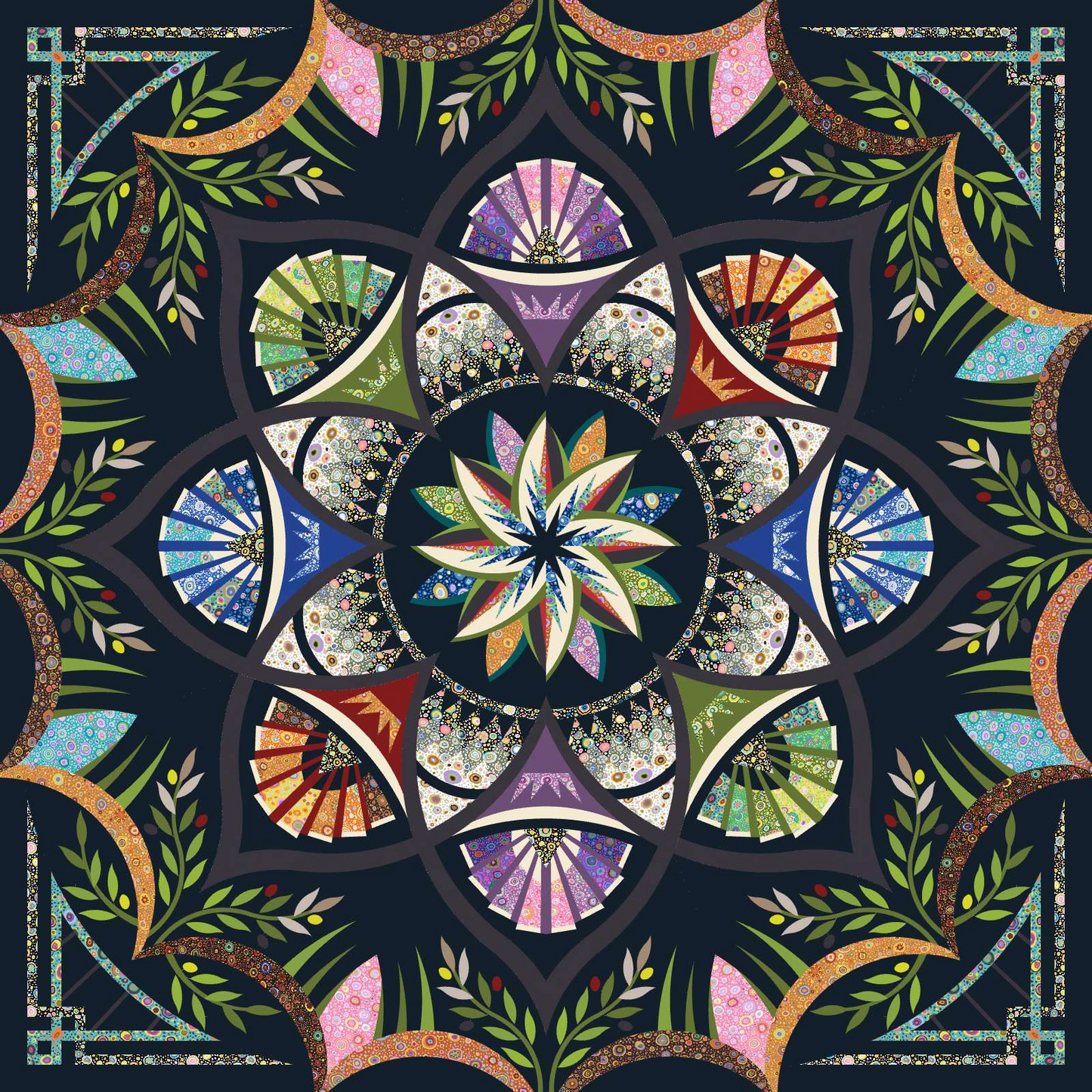 Arcadia Fabric Only Kit- Wall Size- Ode to Roman Glass (PRE-ORDER)
