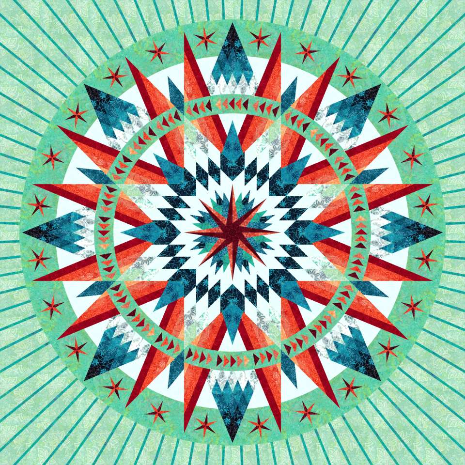 Caribbean Starfish Quilt Kit