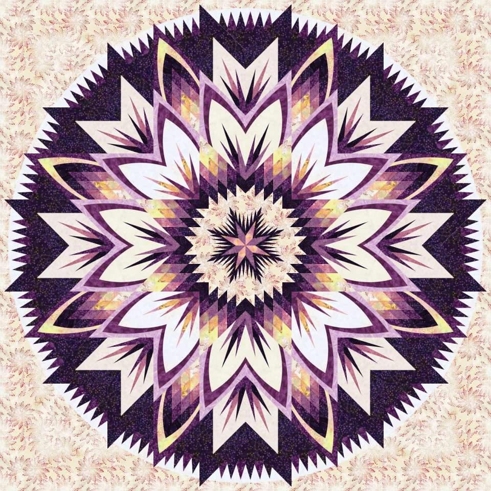 Fields of Aster Quilt Kit