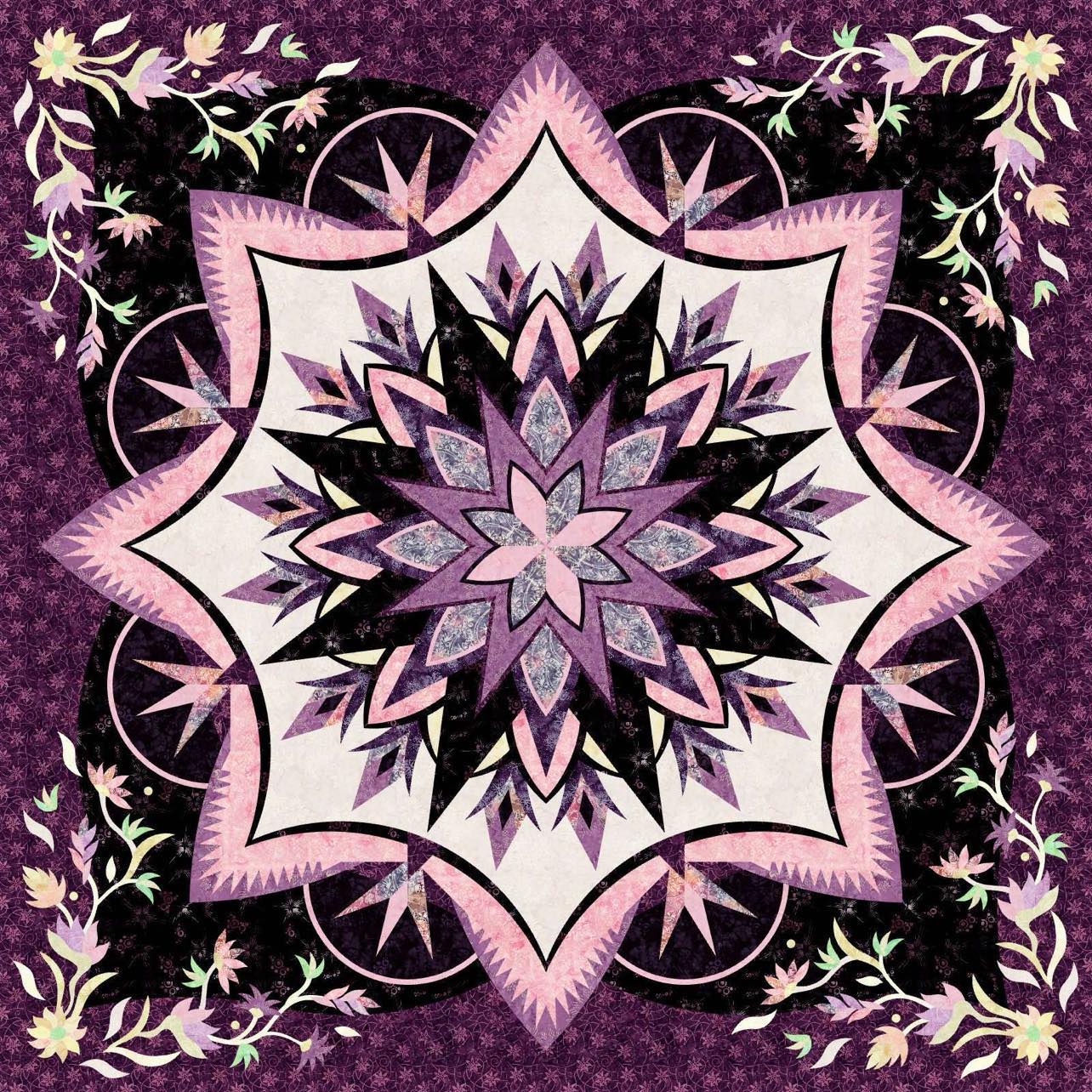 Royal Iris Quilt Kit