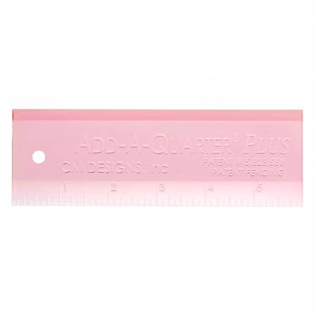 Add A-Quarter Ruler 6" Plus Pink