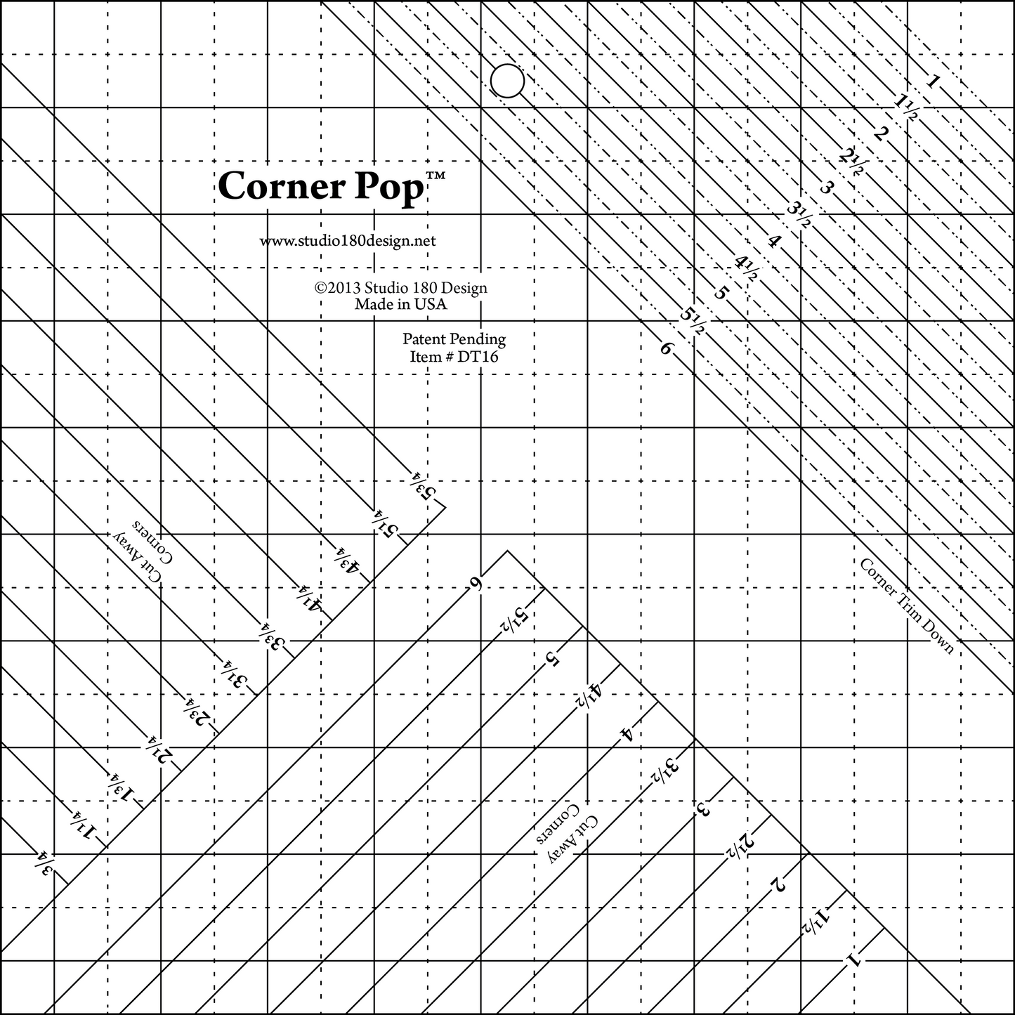 Corner Pop Ruler