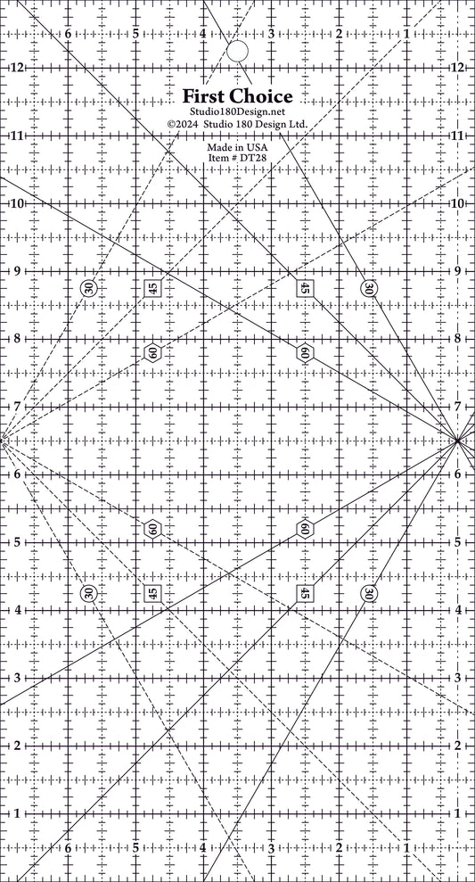 First Choice Ruler 7" x 13"