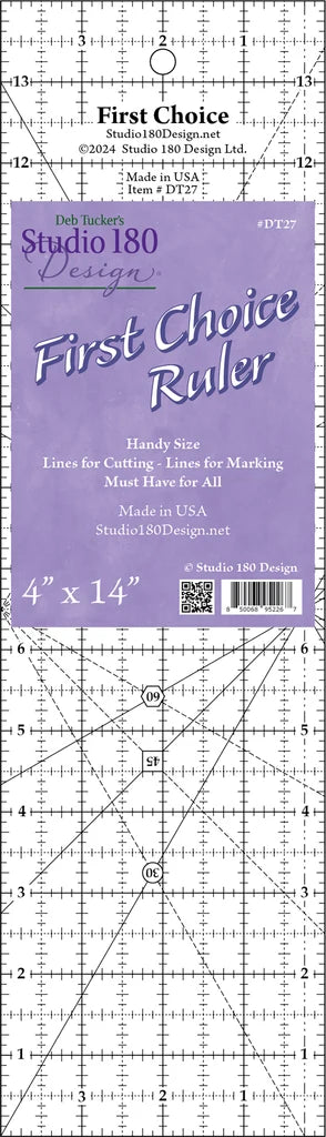 First Choice Ruler 4" x 14"