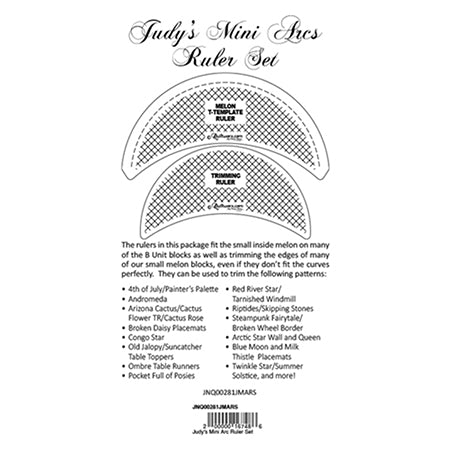 Judy's Mini Arc Ruler Set